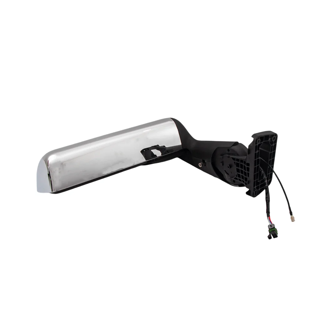 Chrome Truck Door Mirror assembly for INTERNATIONAL LT 625 Power Heated with LED Signal light and CB (LH) - Image 4