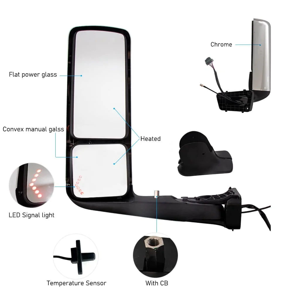 heated truck mirror